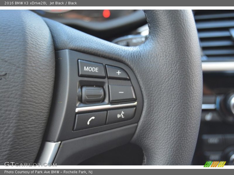 Jet Black / Black 2016 BMW X3 xDrive28i