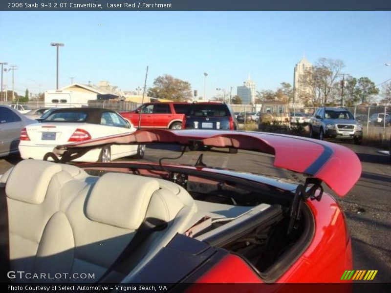 Laser Red / Parchment 2006 Saab 9-3 2.0T Convertible