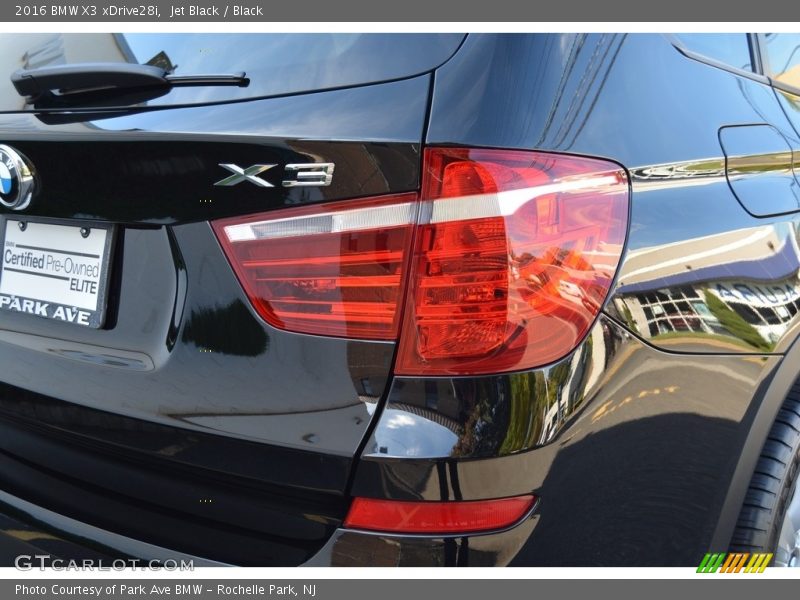 Jet Black / Black 2016 BMW X3 xDrive28i