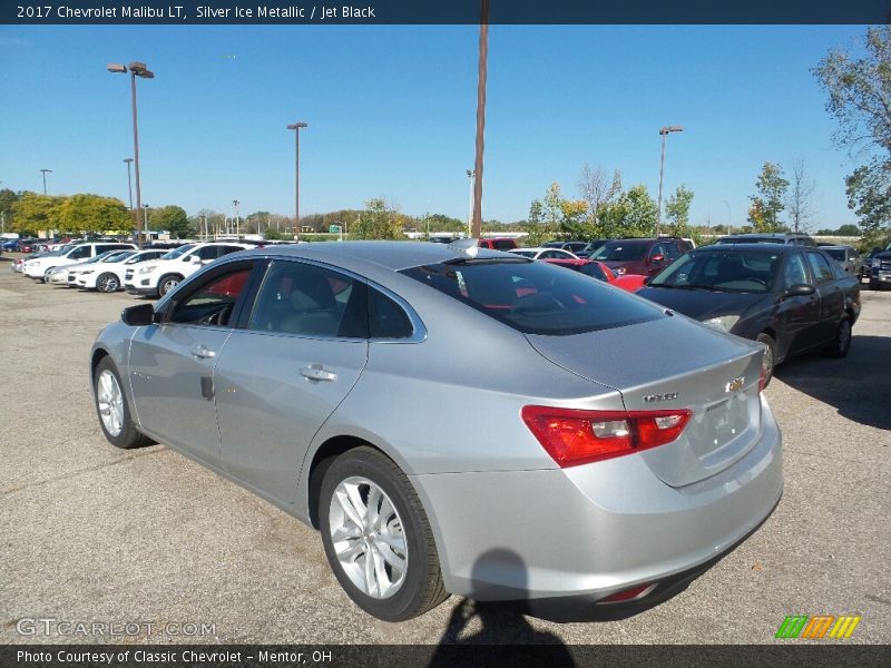Silver Ice Metallic / Jet Black 2017 Chevrolet Malibu LT