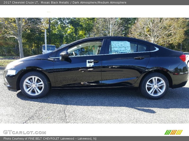 Mosaic Black Metallic / Dark Atmosphere/Medium Atmosphere 2017 Chevrolet Cruze LT