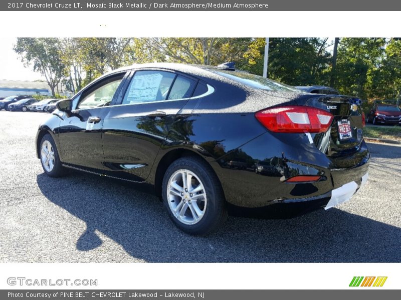 Mosaic Black Metallic / Dark Atmosphere/Medium Atmosphere 2017 Chevrolet Cruze LT