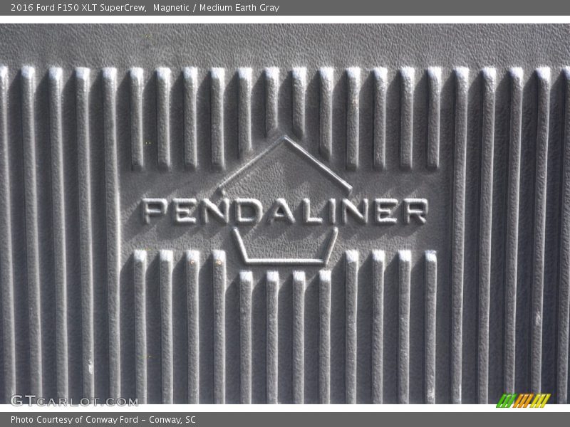 Magnetic / Medium Earth Gray 2016 Ford F150 XLT SuperCrew