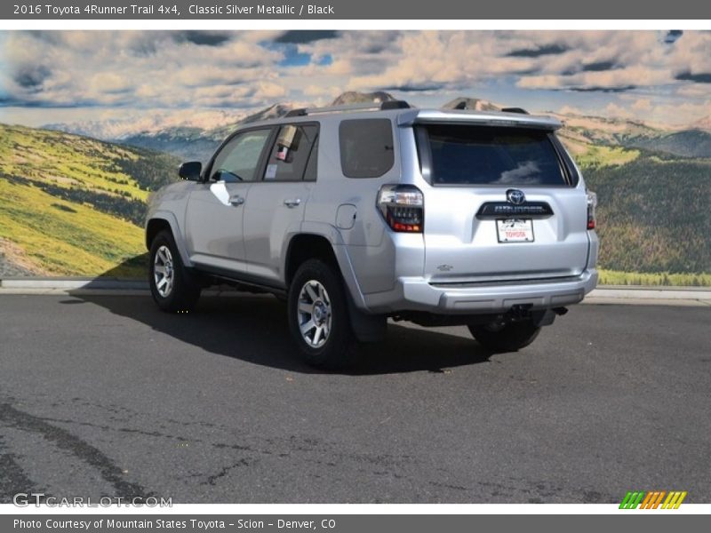 Classic Silver Metallic / Black 2016 Toyota 4Runner Trail 4x4