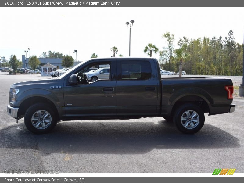 Magnetic / Medium Earth Gray 2016 Ford F150 XLT SuperCrew