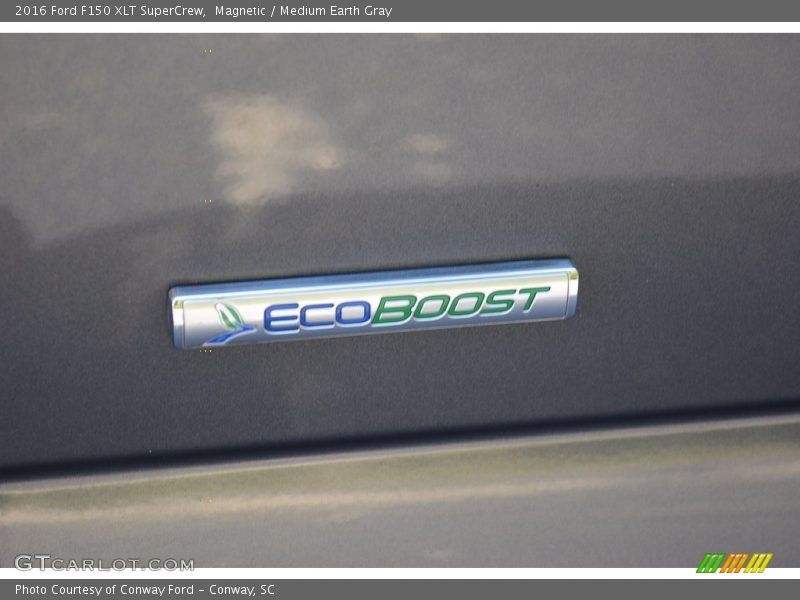 Magnetic / Medium Earth Gray 2016 Ford F150 XLT SuperCrew
