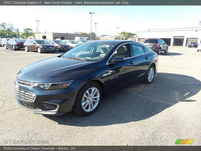 Blue Velvet Metallic / Dark Atmosphere/Medium Ash Gray 2017 Chevrolet Malibu LT