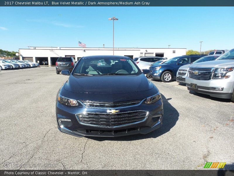 Blue Velvet Metallic / Dark Atmosphere/Medium Ash Gray 2017 Chevrolet Malibu LT