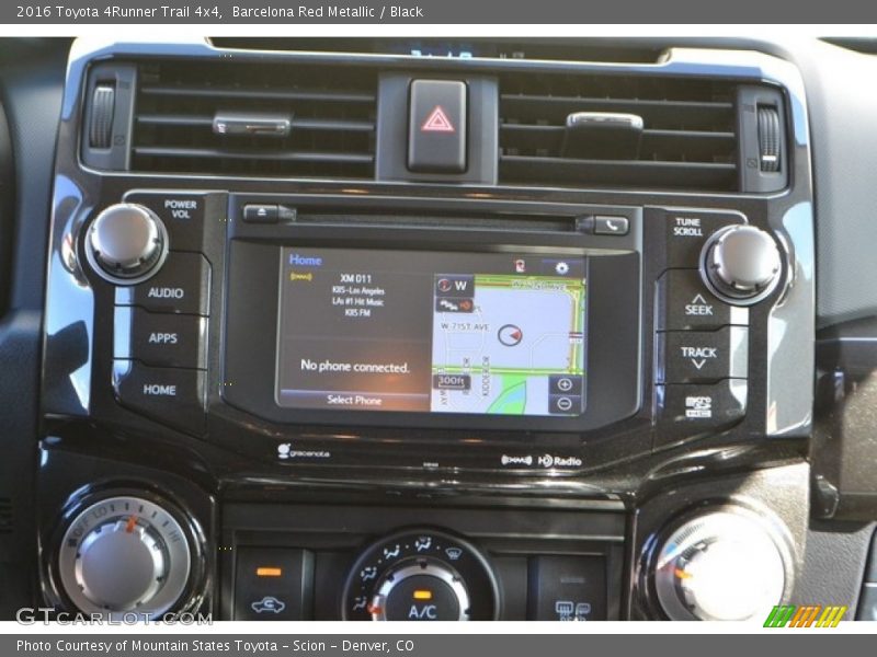 Barcelona Red Metallic / Black 2016 Toyota 4Runner Trail 4x4