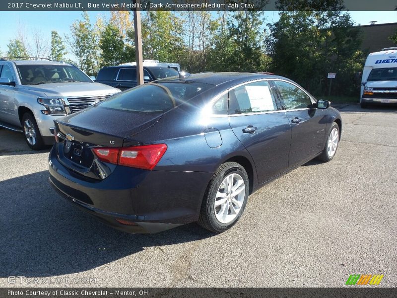 Blue Velvet Metallic / Dark Atmosphere/Medium Ash Gray 2017 Chevrolet Malibu LT