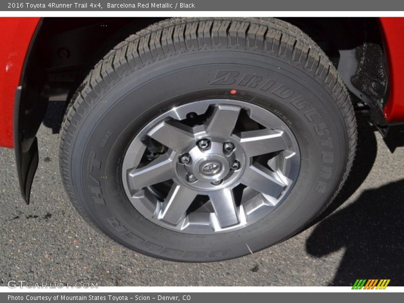 Barcelona Red Metallic / Black 2016 Toyota 4Runner Trail 4x4