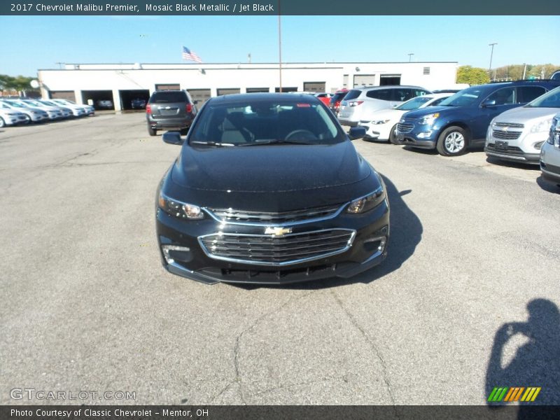 Mosaic Black Metallic / Jet Black 2017 Chevrolet Malibu Premier