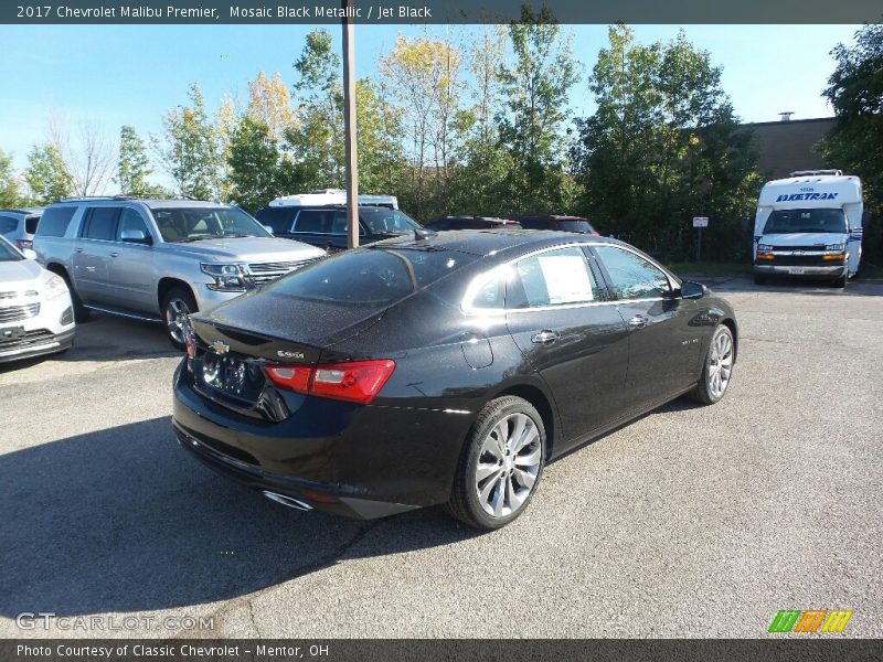 Mosaic Black Metallic / Jet Black 2017 Chevrolet Malibu Premier