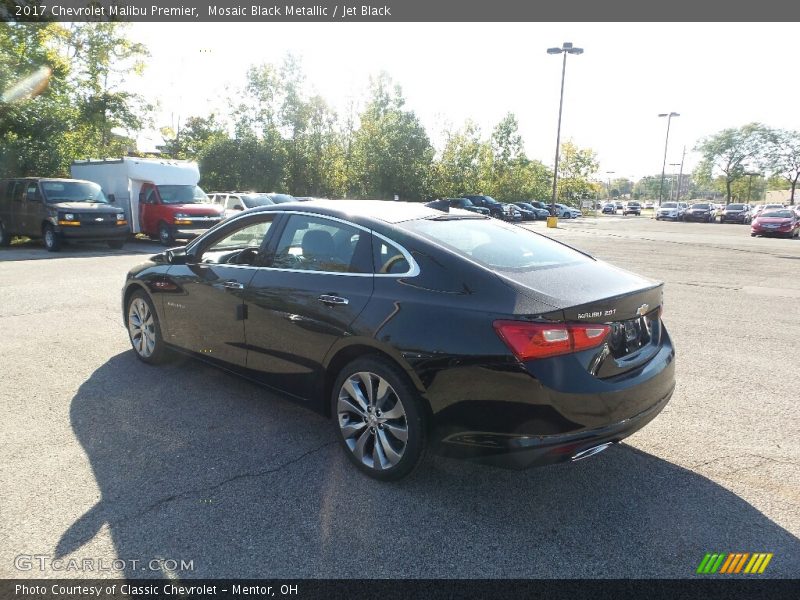 Mosaic Black Metallic / Jet Black 2017 Chevrolet Malibu Premier