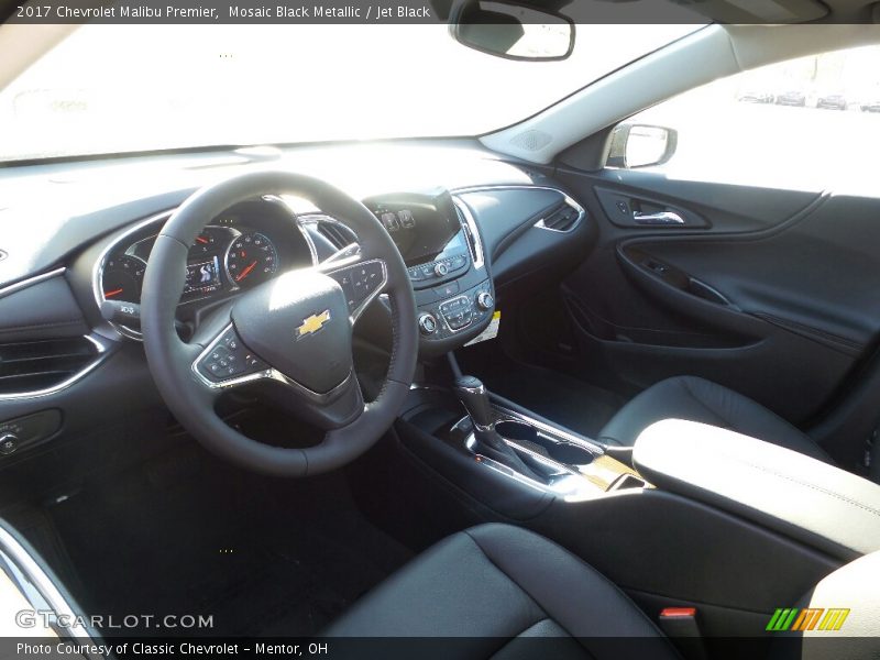 Mosaic Black Metallic / Jet Black 2017 Chevrolet Malibu Premier