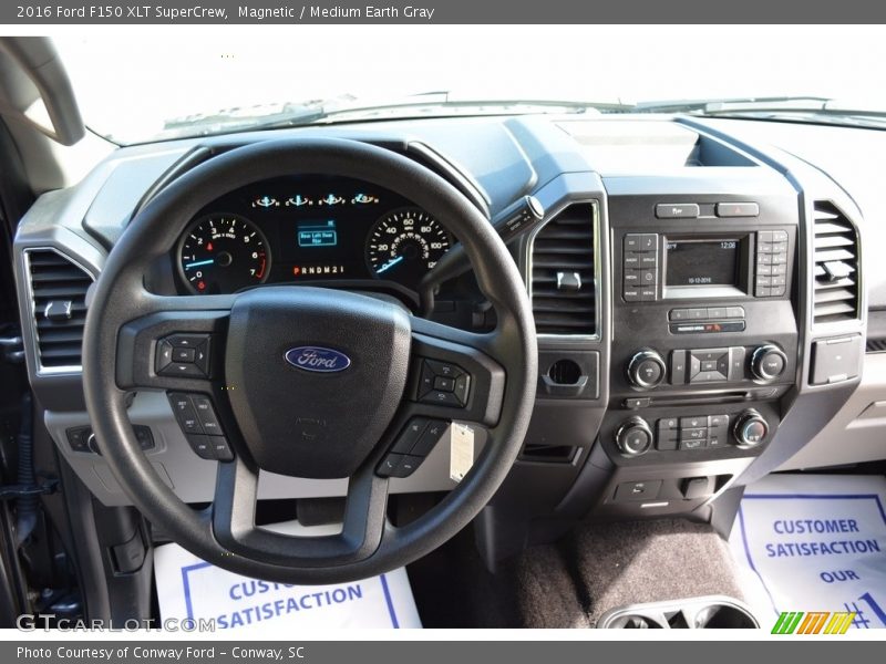 Magnetic / Medium Earth Gray 2016 Ford F150 XLT SuperCrew