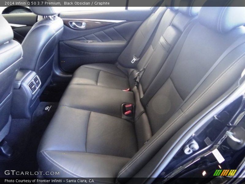 Black Obsidian / Graphite 2014 Infiniti Q 50 3.7 Premium