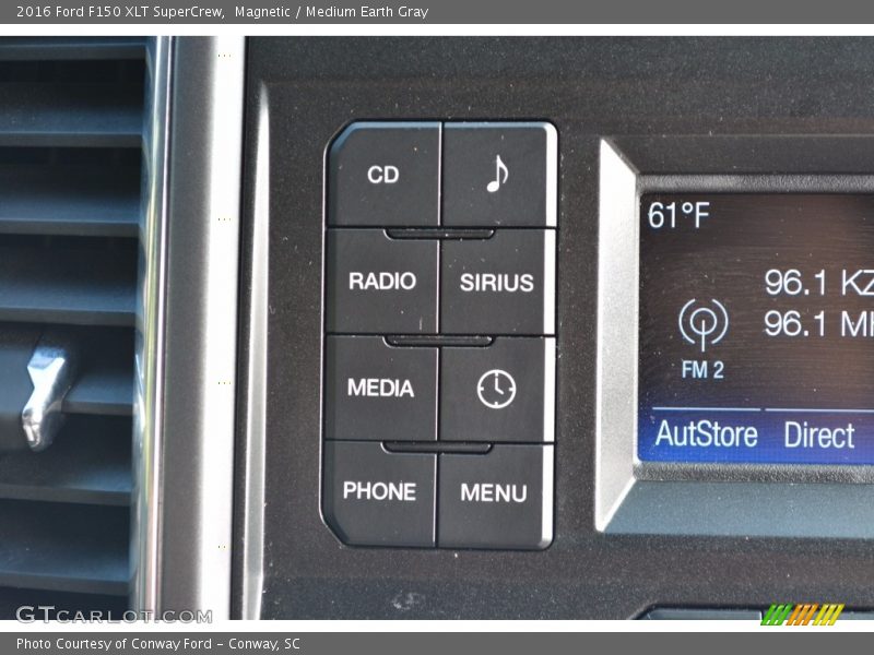 Magnetic / Medium Earth Gray 2016 Ford F150 XLT SuperCrew