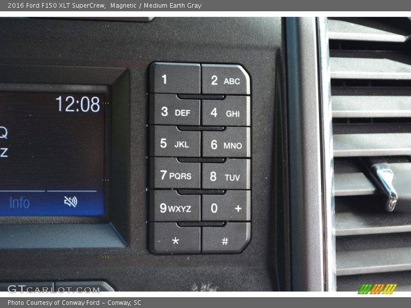 Magnetic / Medium Earth Gray 2016 Ford F150 XLT SuperCrew