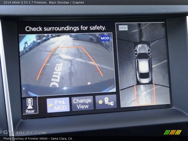 Black Obsidian / Graphite 2014 Infiniti Q 50 3.7 Premium