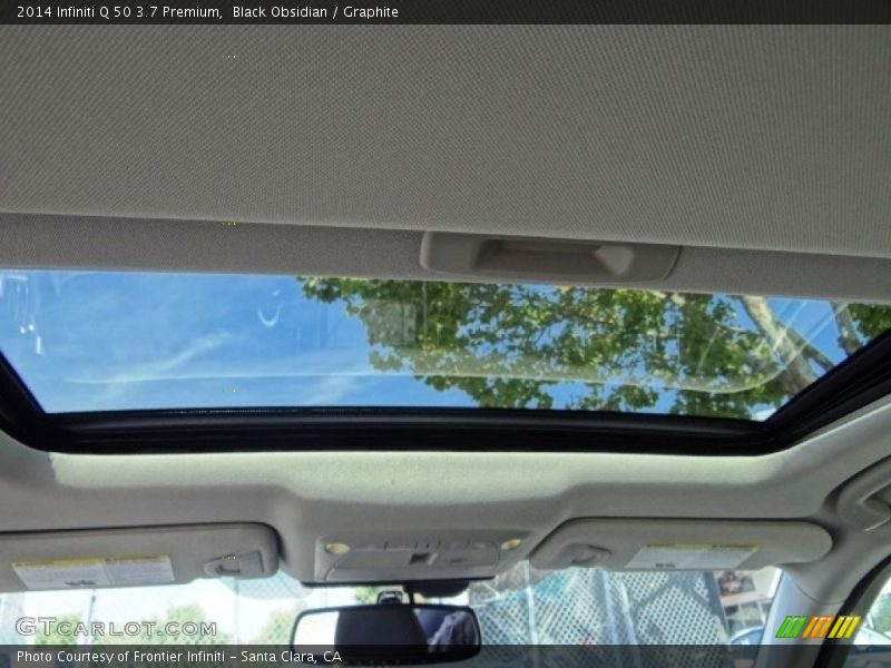 Black Obsidian / Graphite 2014 Infiniti Q 50 3.7 Premium