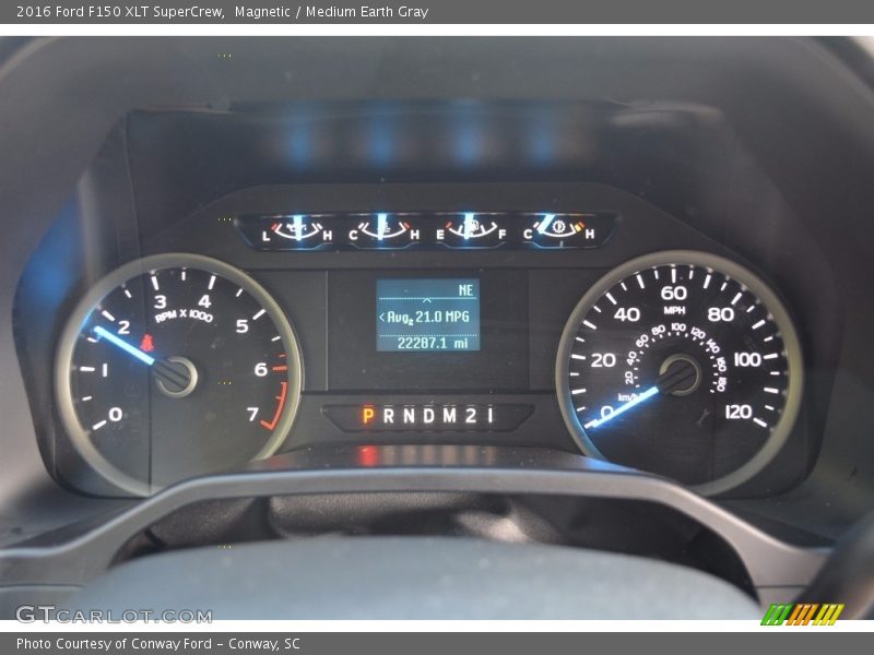 Magnetic / Medium Earth Gray 2016 Ford F150 XLT SuperCrew