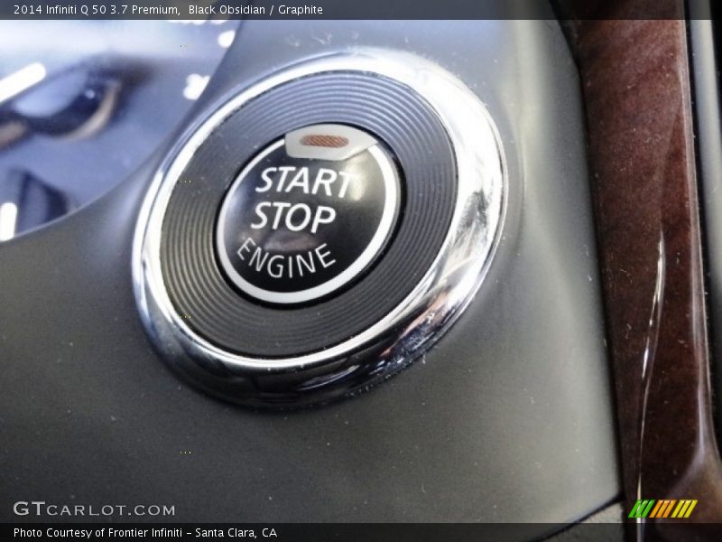 Black Obsidian / Graphite 2014 Infiniti Q 50 3.7 Premium