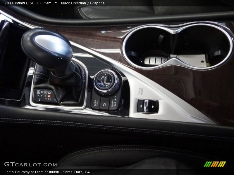 Black Obsidian / Graphite 2014 Infiniti Q 50 3.7 Premium