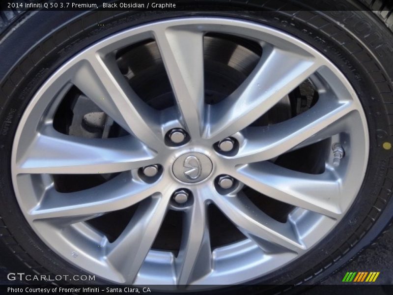 Black Obsidian / Graphite 2014 Infiniti Q 50 3.7 Premium