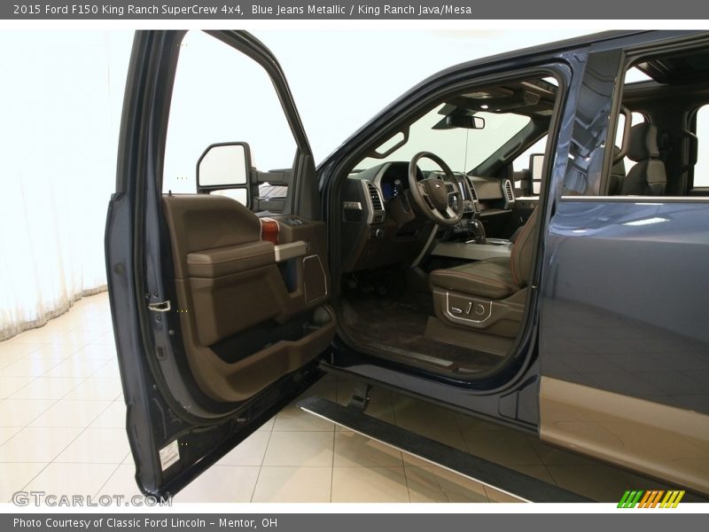 Blue Jeans Metallic / King Ranch Java/Mesa 2015 Ford F150 King Ranch SuperCrew 4x4