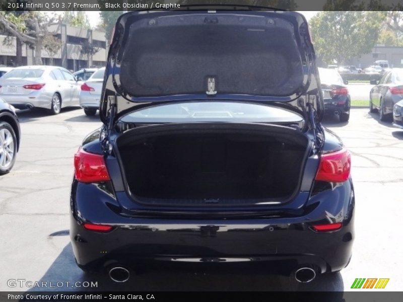 Black Obsidian / Graphite 2014 Infiniti Q 50 3.7 Premium