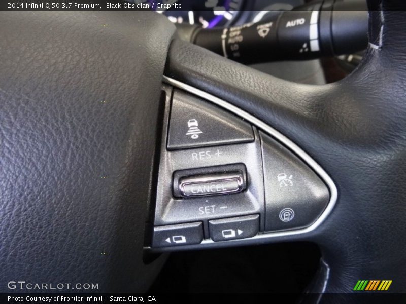 Black Obsidian / Graphite 2014 Infiniti Q 50 3.7 Premium