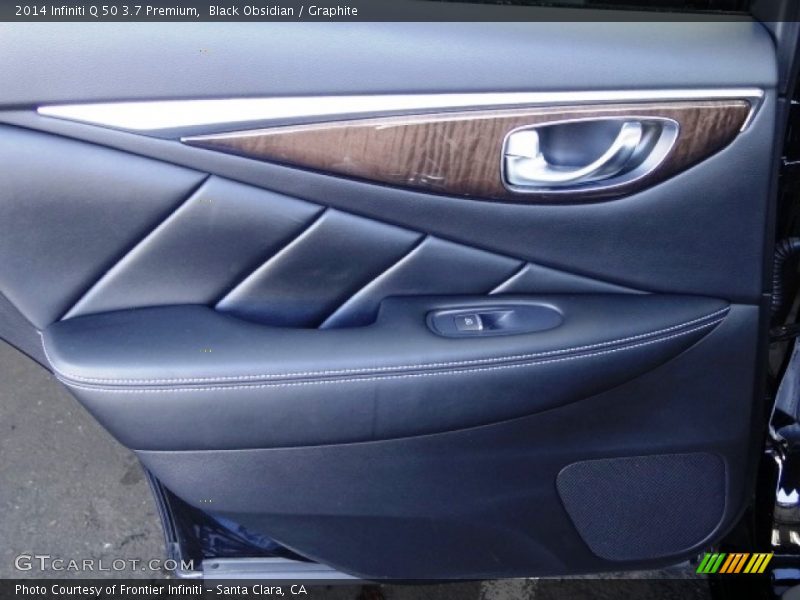 Black Obsidian / Graphite 2014 Infiniti Q 50 3.7 Premium