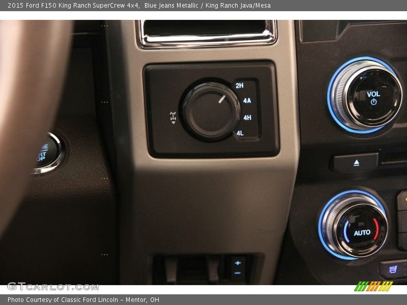 Blue Jeans Metallic / King Ranch Java/Mesa 2015 Ford F150 King Ranch SuperCrew 4x4