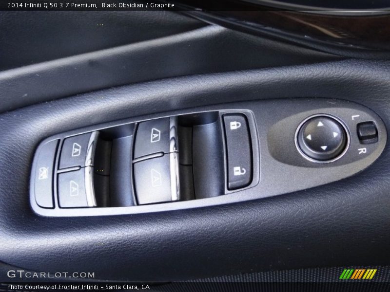 Black Obsidian / Graphite 2014 Infiniti Q 50 3.7 Premium