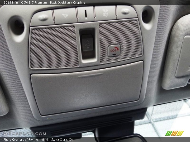 Black Obsidian / Graphite 2014 Infiniti Q 50 3.7 Premium