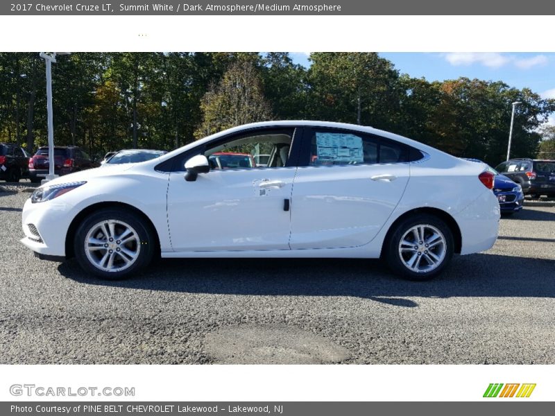 Summit White / Dark Atmosphere/Medium Atmosphere 2017 Chevrolet Cruze LT