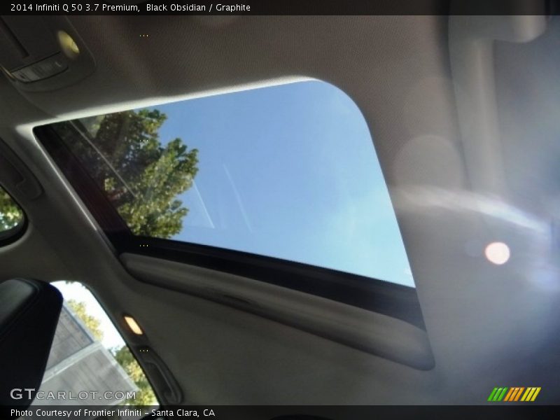 Black Obsidian / Graphite 2014 Infiniti Q 50 3.7 Premium