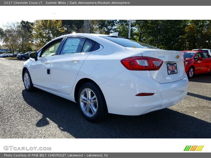 Summit White / Dark Atmosphere/Medium Atmosphere 2017 Chevrolet Cruze LT