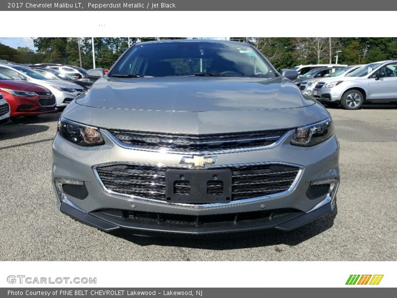 Pepperdust Metallic / Jet Black 2017 Chevrolet Malibu LT