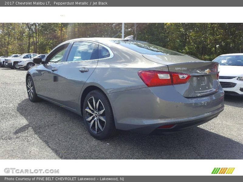 Pepperdust Metallic / Jet Black 2017 Chevrolet Malibu LT