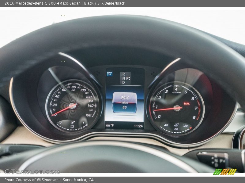 Black / Silk Beige/Black 2016 Mercedes-Benz C 300 4Matic Sedan