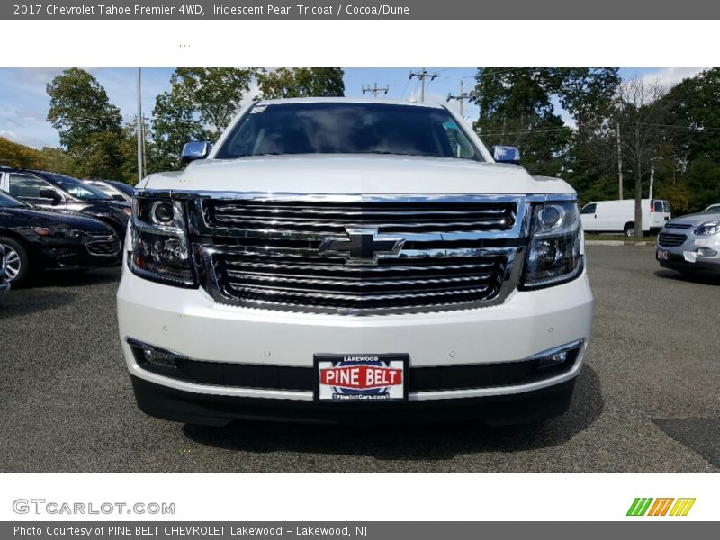Iridescent Pearl Tricoat / Cocoa/Dune 2017 Chevrolet Tahoe Premier 4WD