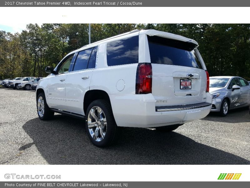 Iridescent Pearl Tricoat / Cocoa/Dune 2017 Chevrolet Tahoe Premier 4WD