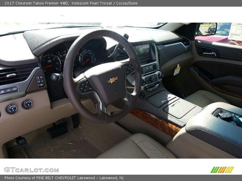 Front Seat of 2017 Tahoe Premier 4WD