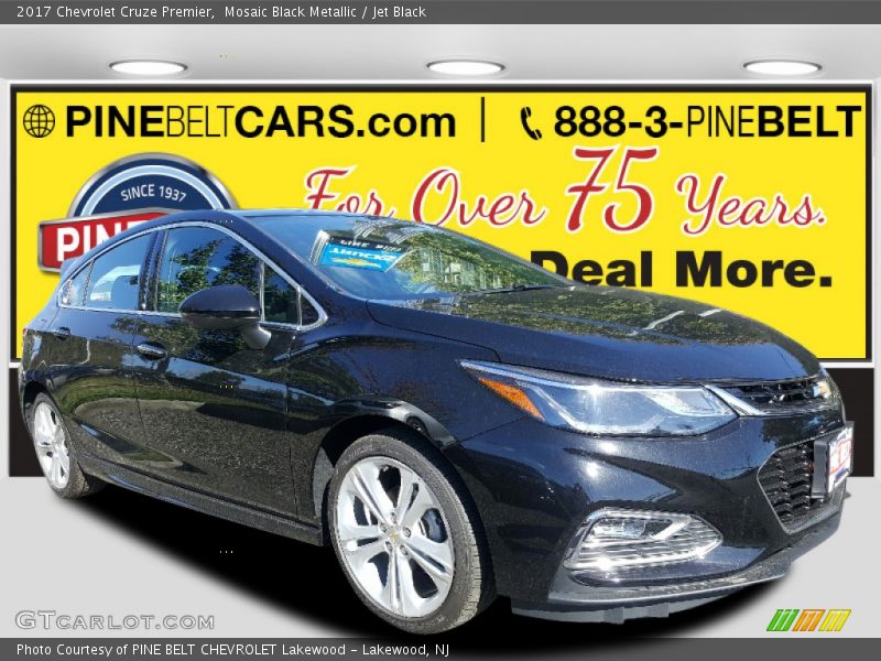 Mosaic Black Metallic / Jet Black 2017 Chevrolet Cruze Premier