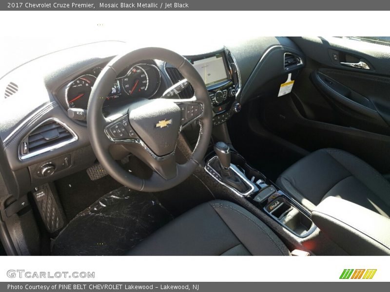 Mosaic Black Metallic / Jet Black 2017 Chevrolet Cruze Premier