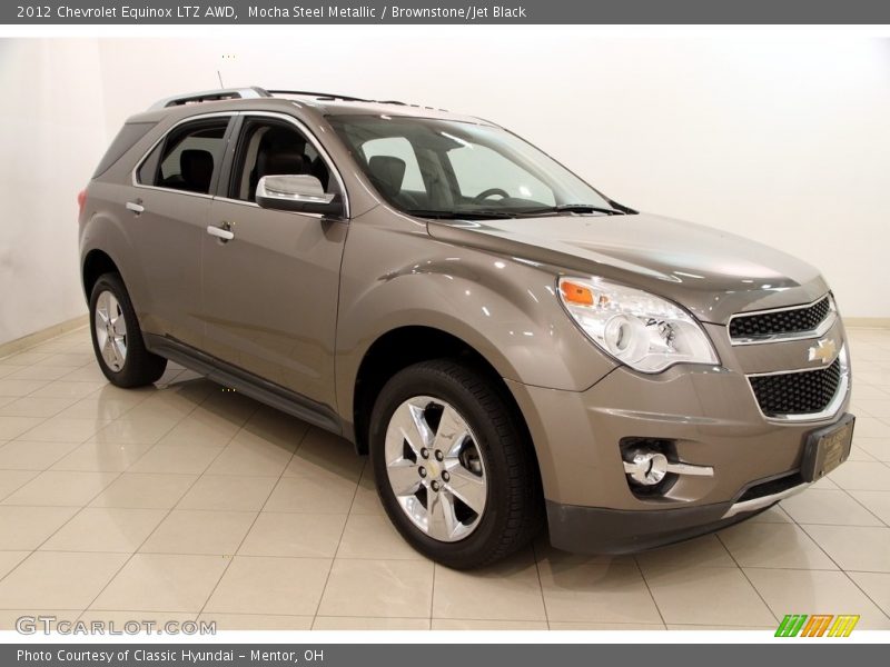 Mocha Steel Metallic / Brownstone/Jet Black 2012 Chevrolet Equinox LTZ AWD