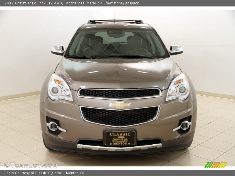 Mocha Steel Metallic / Brownstone/Jet Black 2012 Chevrolet Equinox LTZ AWD