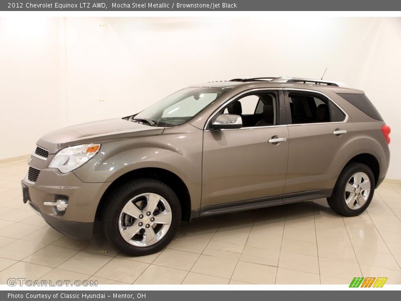 Mocha Steel Metallic / Brownstone/Jet Black 2012 Chevrolet Equinox LTZ AWD